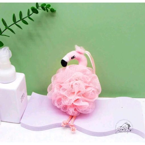 Flamingó fürdőpamacs